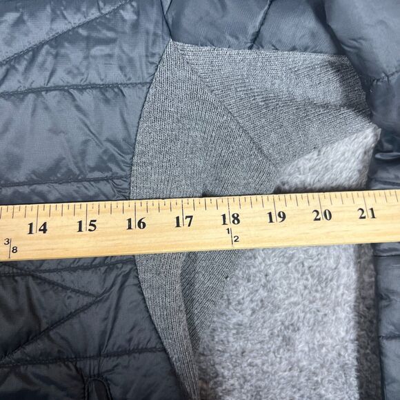 Orage Puffer Jacket Large Black Nylon Shell Winter Snowboard Warm Full Zip - Picture 6 of 8